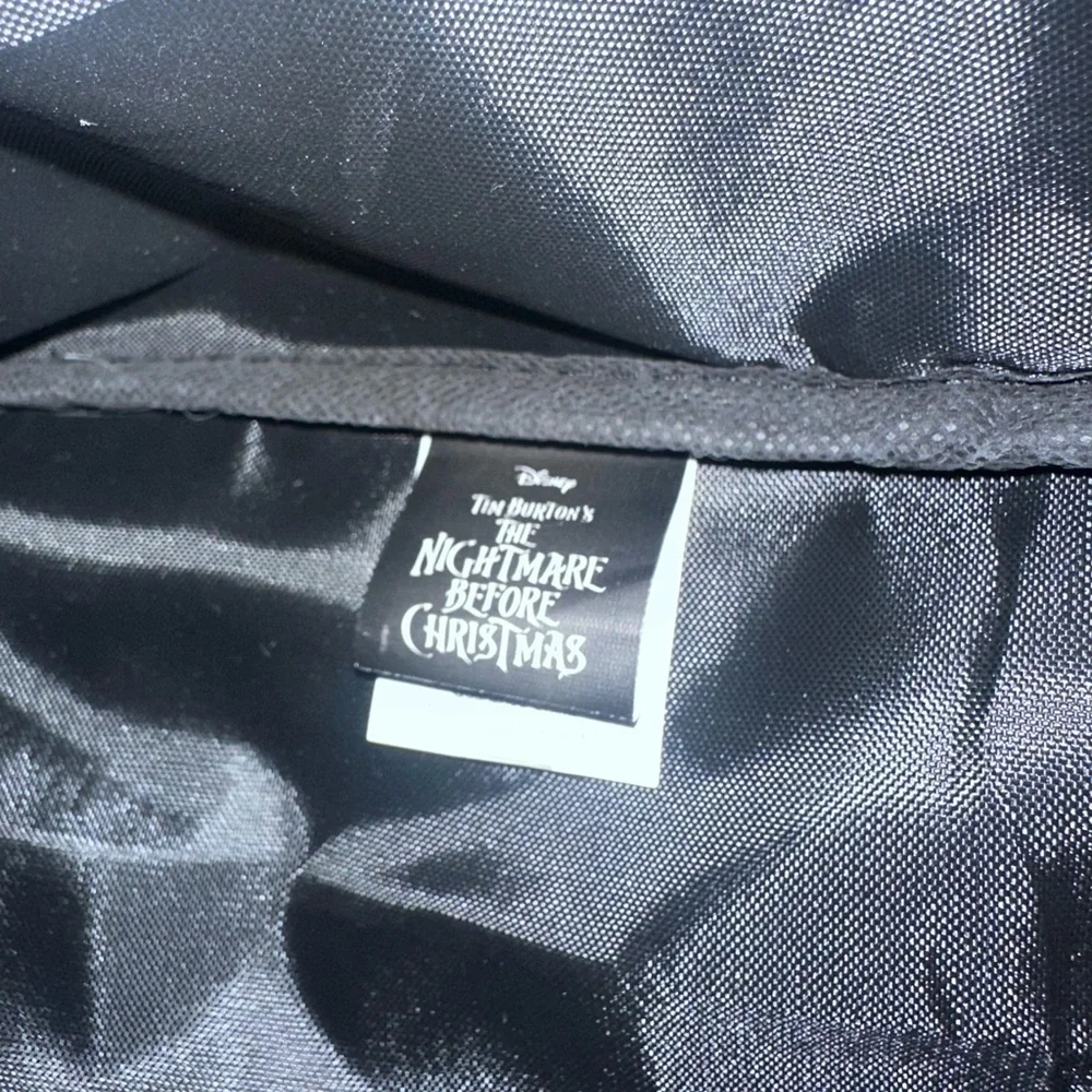 Disney The Nightmare Duo Black Crossbody Messenger Bag Metallic Silver Accents - Picture 13 of 13